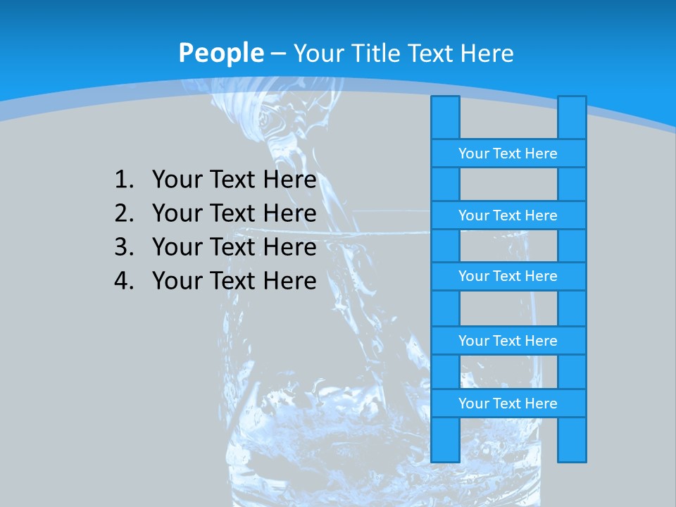 Water Splashing PowerPoint Template