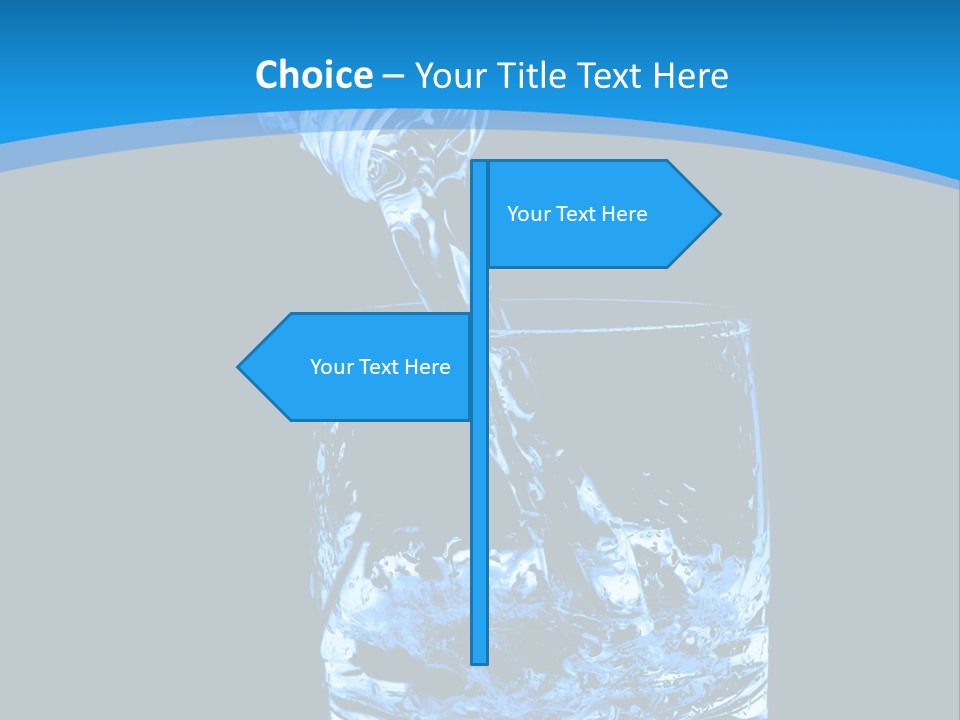 Water Splashing PowerPoint Template