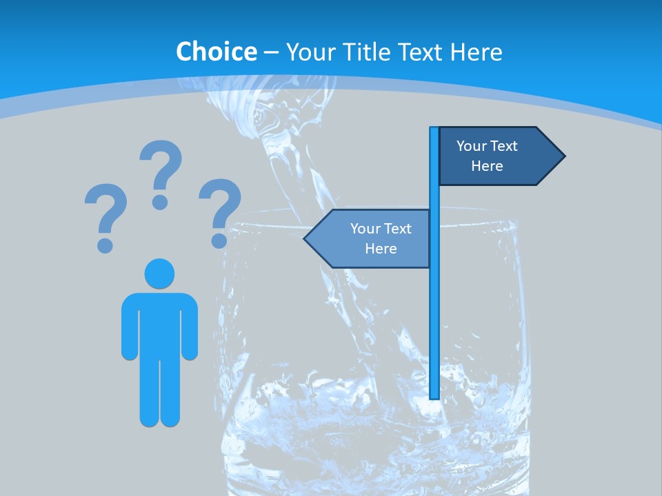 Water Splashing PowerPoint Template