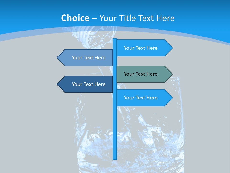Water Splashing PowerPoint Template