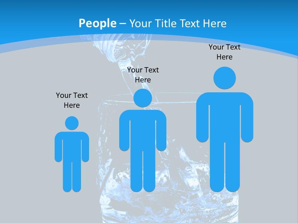 Water Splashing PowerPoint Template