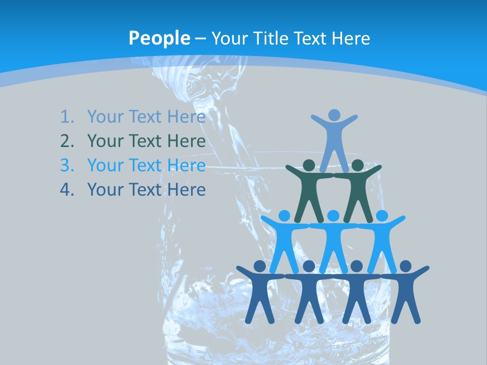Water Splashing PowerPoint Template