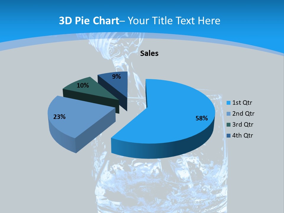 Water Splashing PowerPoint Template