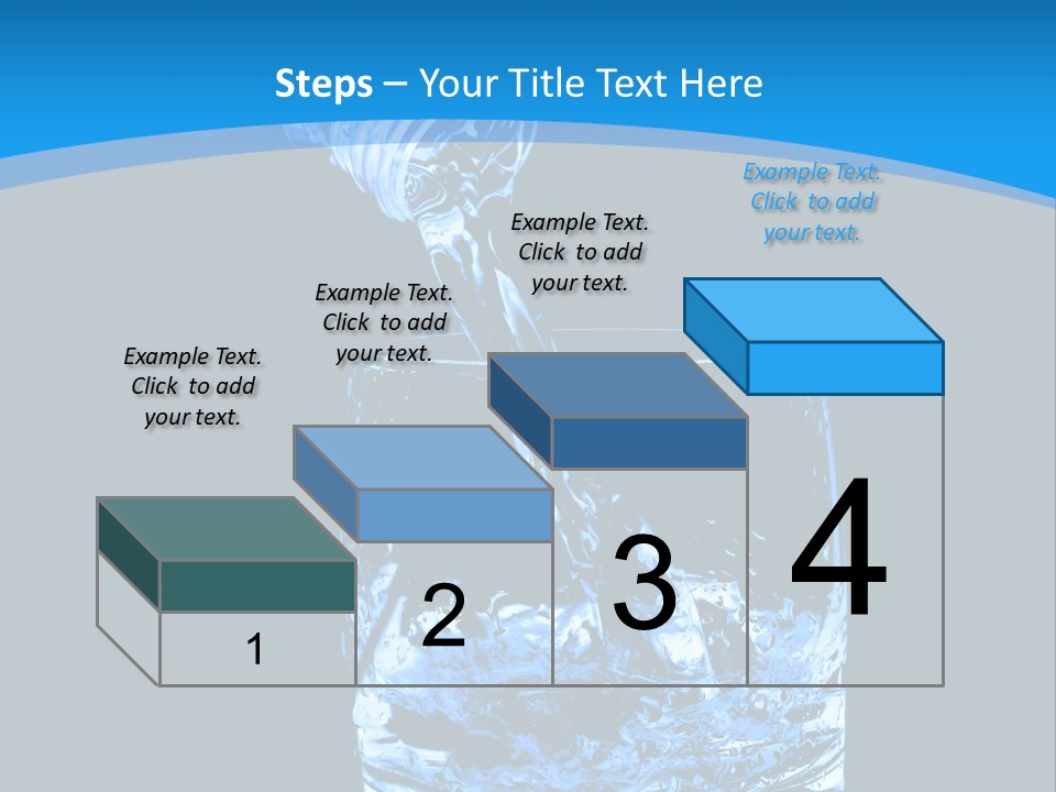 Water Splashing PowerPoint Template