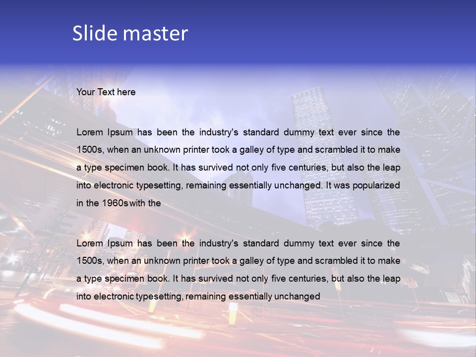 Hong Kong PowerPoint Template