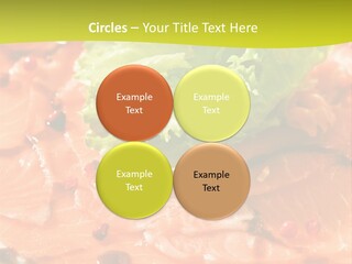 Carpaccio Z Łososia PowerPoint Template