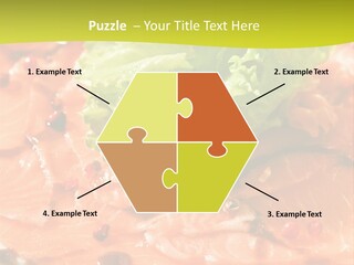 Carpaccio Z Łososia PowerPoint Template