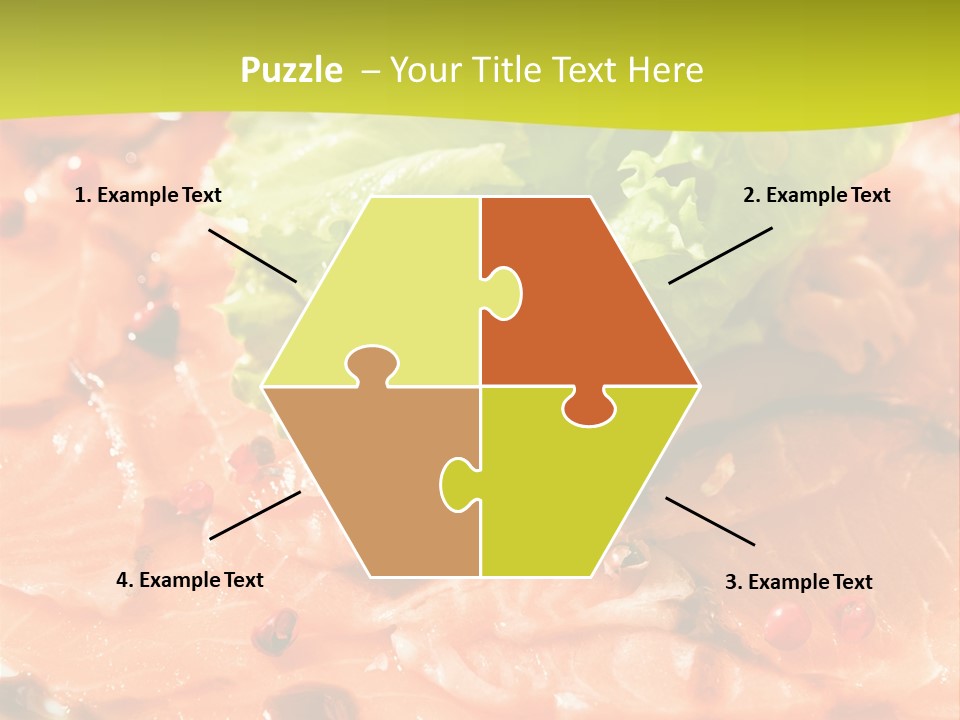 Carpaccio Z Łososia PowerPoint Template