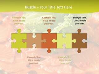 Carpaccio Z Łososia PowerPoint Template