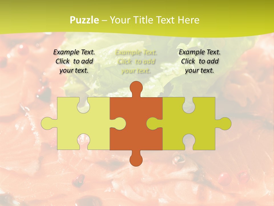 Carpaccio Z Łososia PowerPoint Template