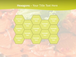 Carpaccio Z Łososia PowerPoint Template