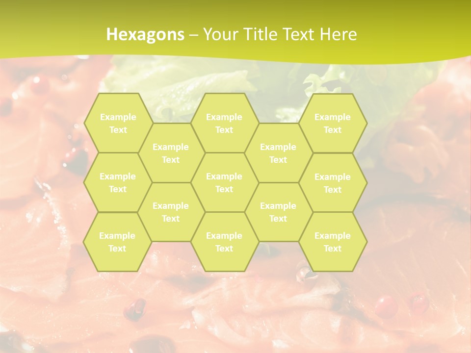 Carpaccio Z Łososia PowerPoint Template