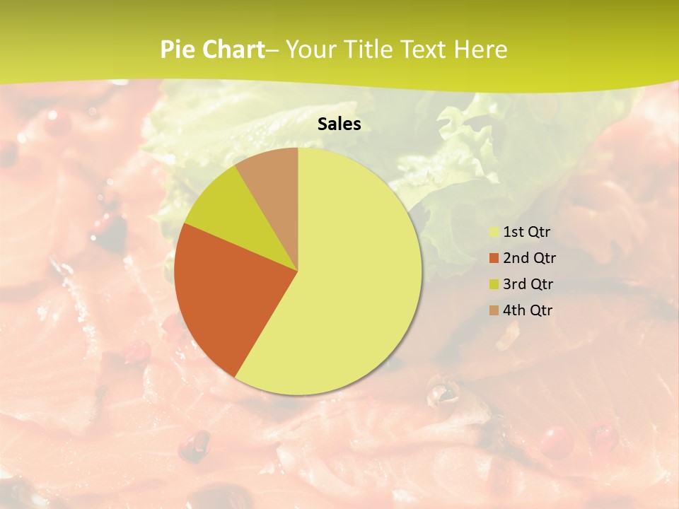 Carpaccio Z Łososia PowerPoint Template