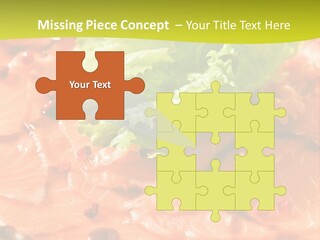 Carpaccio Z Łososia PowerPoint Template