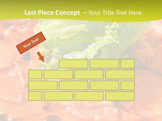 Carpaccio Z Łososia PowerPoint Template
