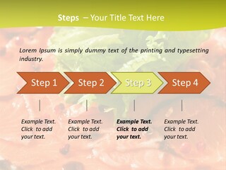 Carpaccio Z Łososia PowerPoint Template