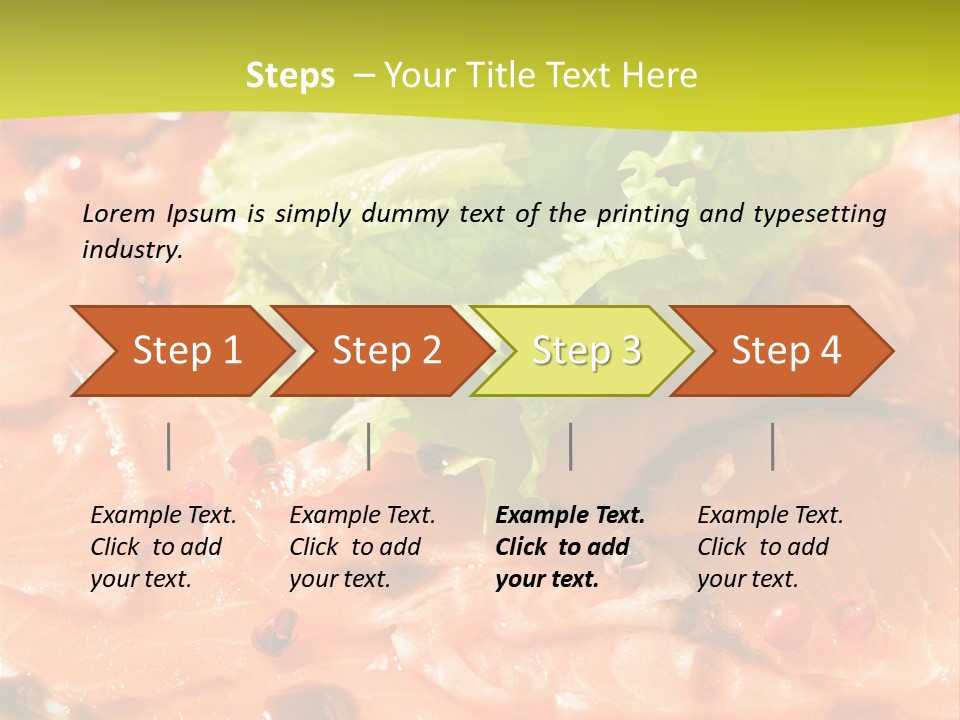 Carpaccio Z Łososia PowerPoint Template