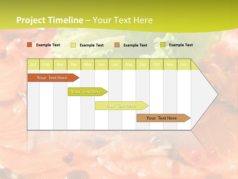 Carpaccio Z Łososia PowerPoint Template