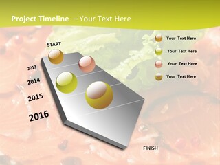 Carpaccio Z Łososia PowerPoint Template