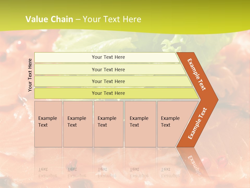 Carpaccio Z Łososia PowerPoint Template