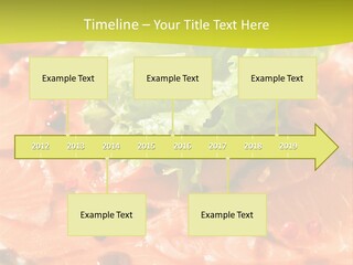 Carpaccio Z Łososia PowerPoint Template