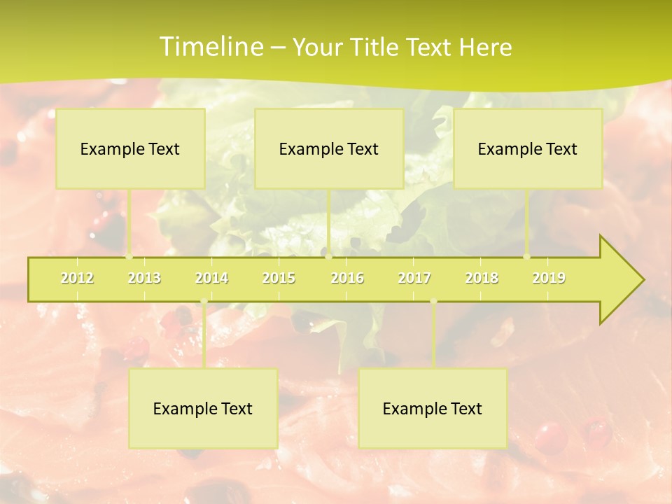 Carpaccio Z Łososia PowerPoint Template