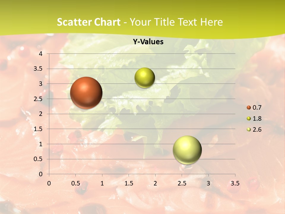 Carpaccio Z Łososia PowerPoint Template