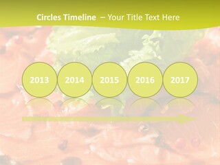 Carpaccio Z Łososia PowerPoint Template