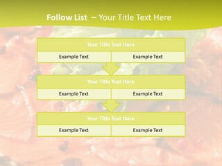 Carpaccio Z Łososia PowerPoint Template