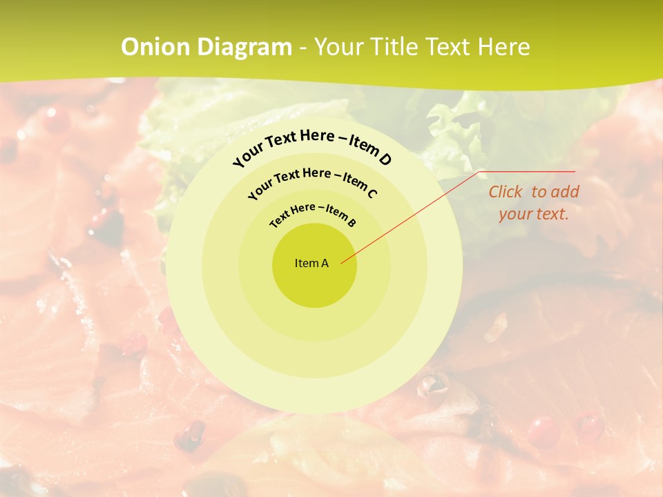 Carpaccio Z Łososia PowerPoint Template