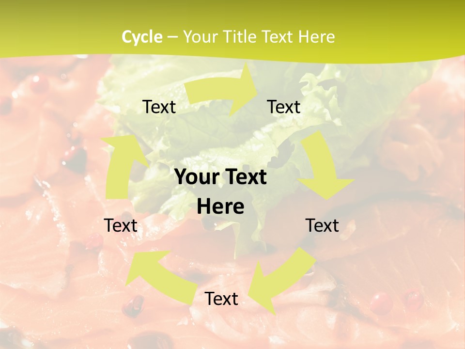 Carpaccio Z Łososia PowerPoint Template