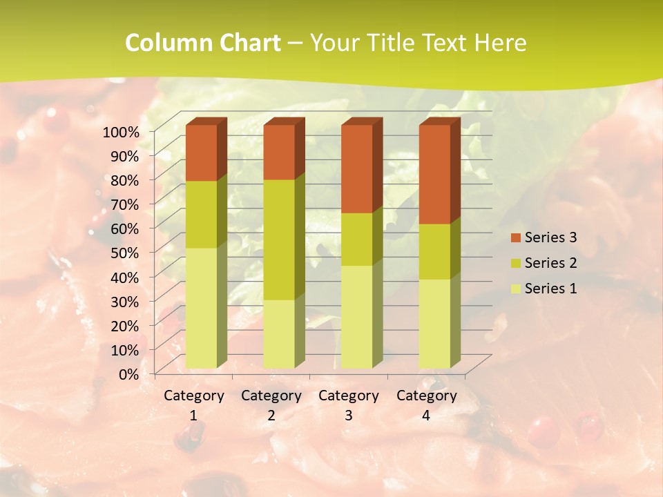 Carpaccio Z Łososia PowerPoint Template
