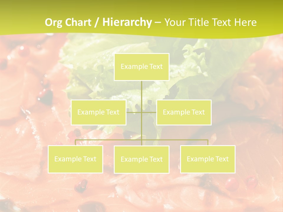 Carpaccio Z Łososia PowerPoint Template