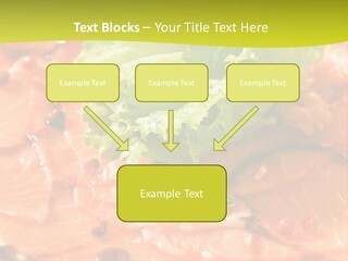 Carpaccio Z Łososia PowerPoint Template