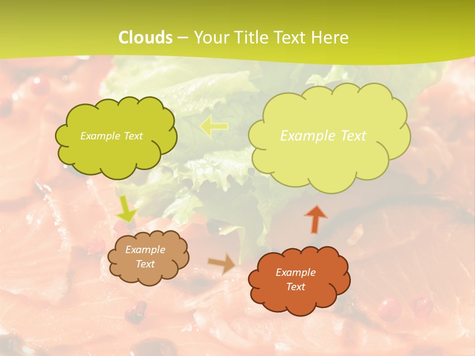 Carpaccio Z Łososia PowerPoint Template