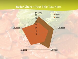 Carpaccio Z Łososia PowerPoint Template