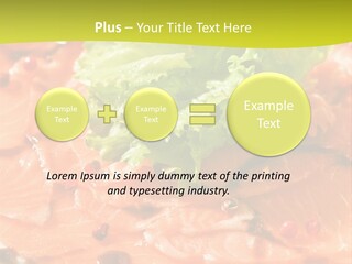 Carpaccio Z Łososia PowerPoint Template