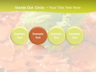 Carpaccio Z Łososia PowerPoint Template