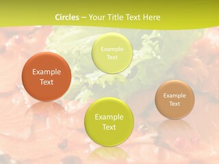 Carpaccio Z Łososia PowerPoint Template