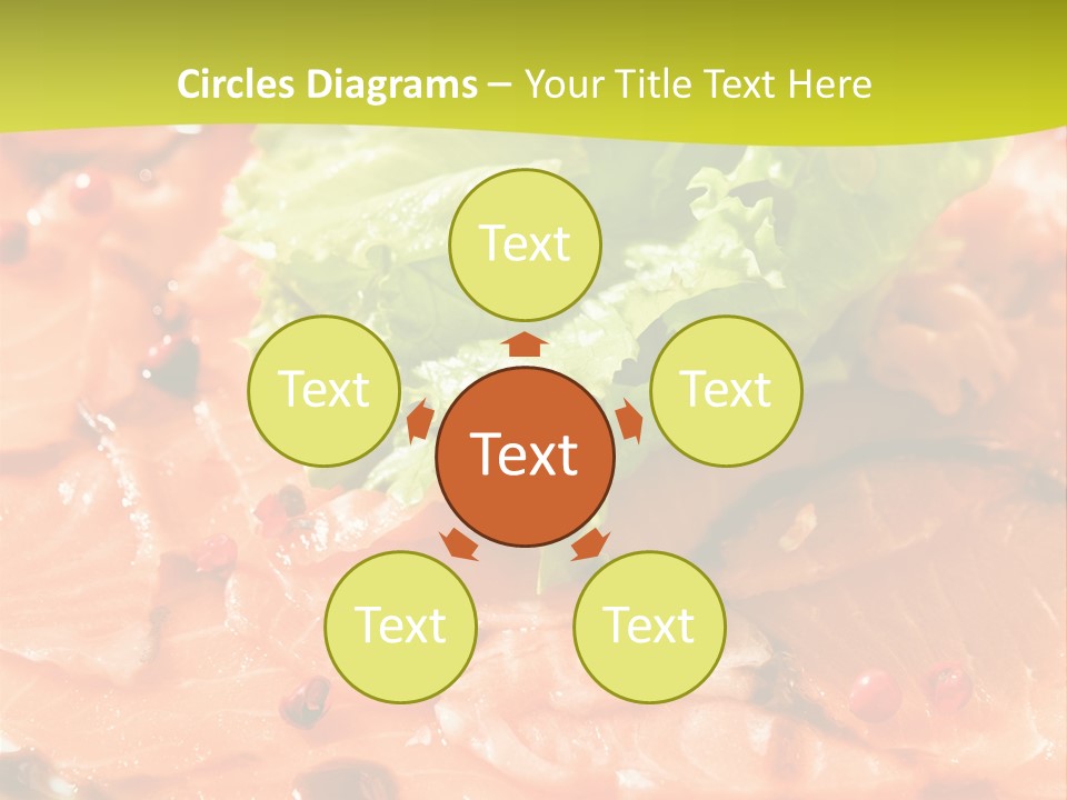 Carpaccio Z Łososia PowerPoint Template