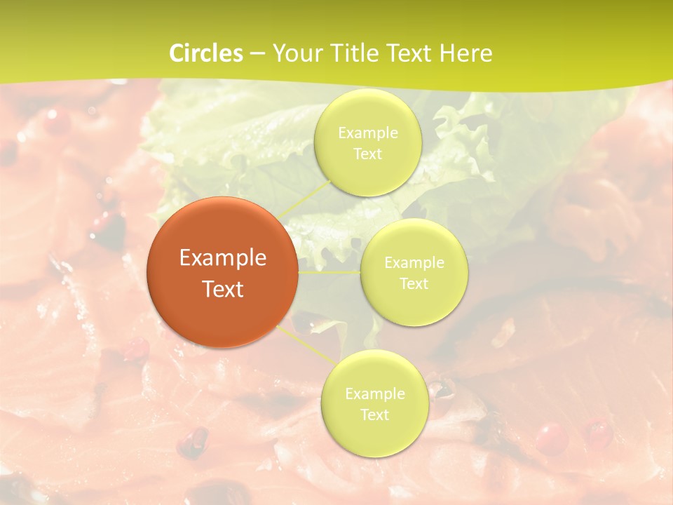 Carpaccio Z Łososia PowerPoint Template