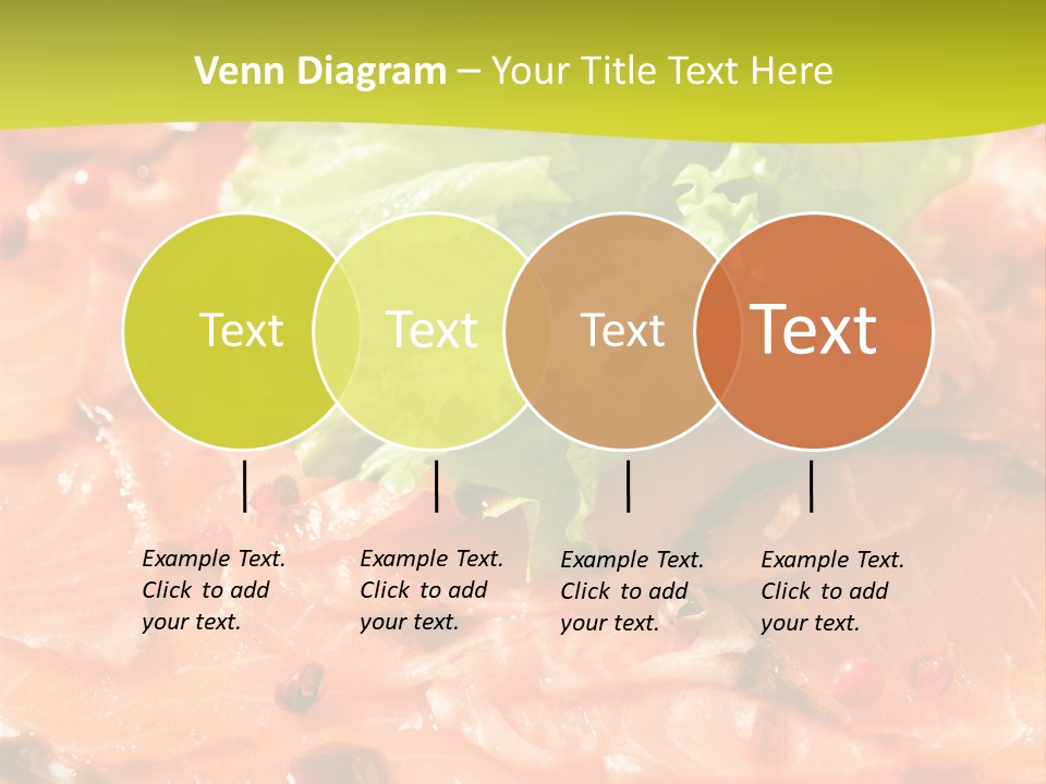 Carpaccio Z Łososia PowerPoint Template