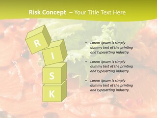 Carpaccio Z Łososia PowerPoint Template
