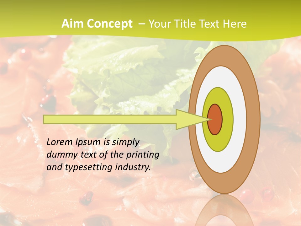 Carpaccio Z Łososia PowerPoint Template