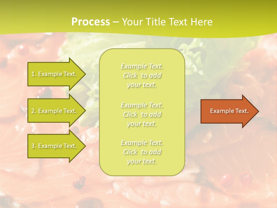 Carpaccio Z Łososia PowerPoint Template