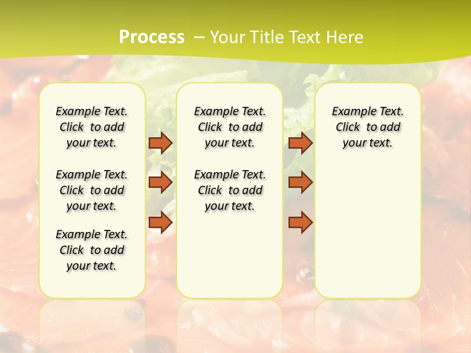 Carpaccio Z Łososia PowerPoint Template