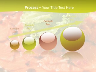 Carpaccio Z Łososia PowerPoint Template