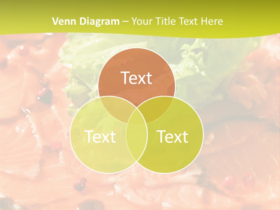 Carpaccio Z Łososia PowerPoint Template