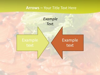 Carpaccio Z Łososia PowerPoint Template