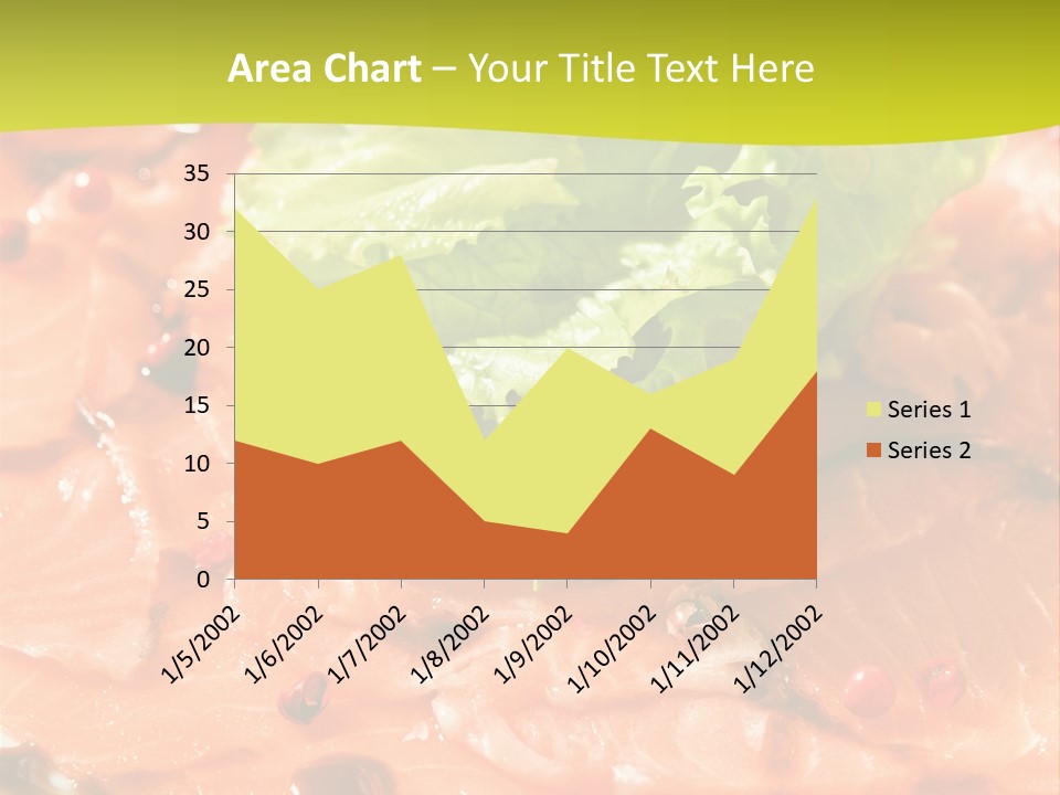 Carpaccio Z Łososia PowerPoint Template